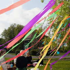 Rainbow Paper Streamers
