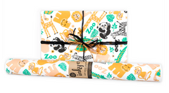 Zoo 4U2 Teal Wrapping Paper