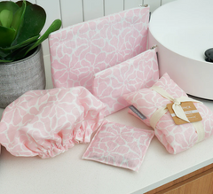 Cosmetic Bag - Pink Petal Floral (Small)