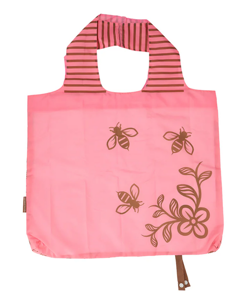 Shopping Tote - Pink Bee