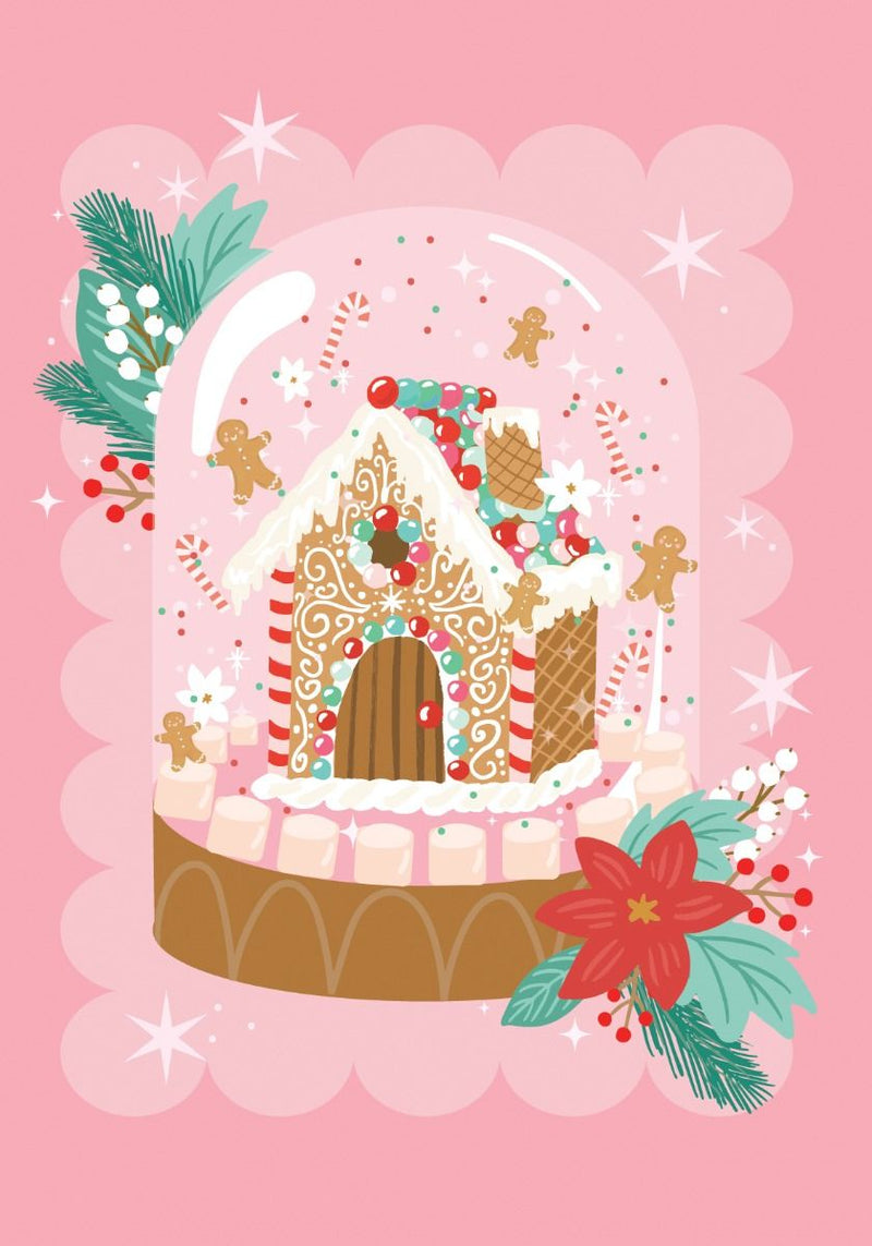 Snow Dome Christmas Card