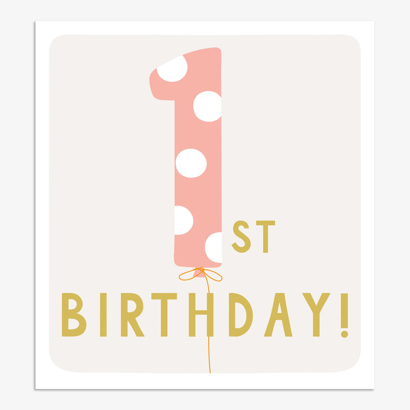 1st Birthday - Pink