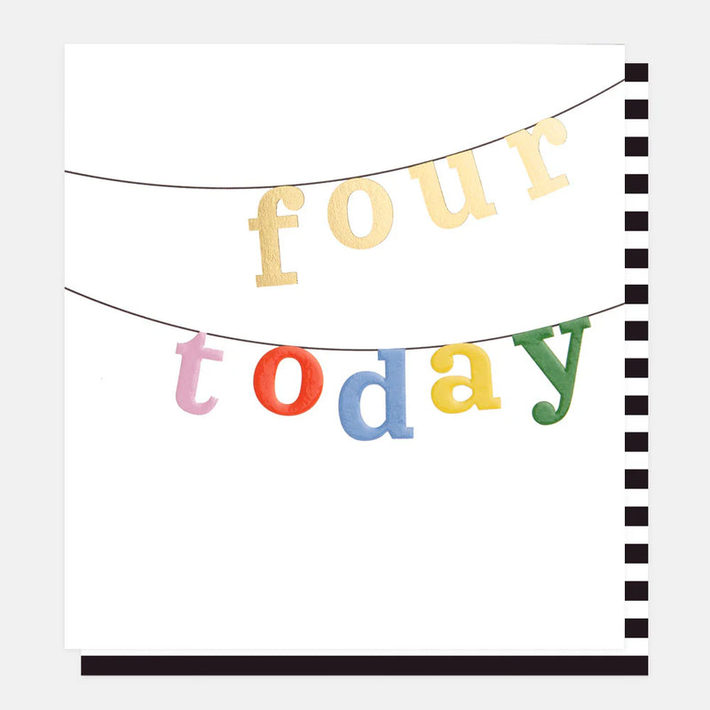 Four Today - Letters