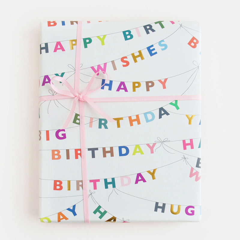 Flat Wrap - Happy Birthday