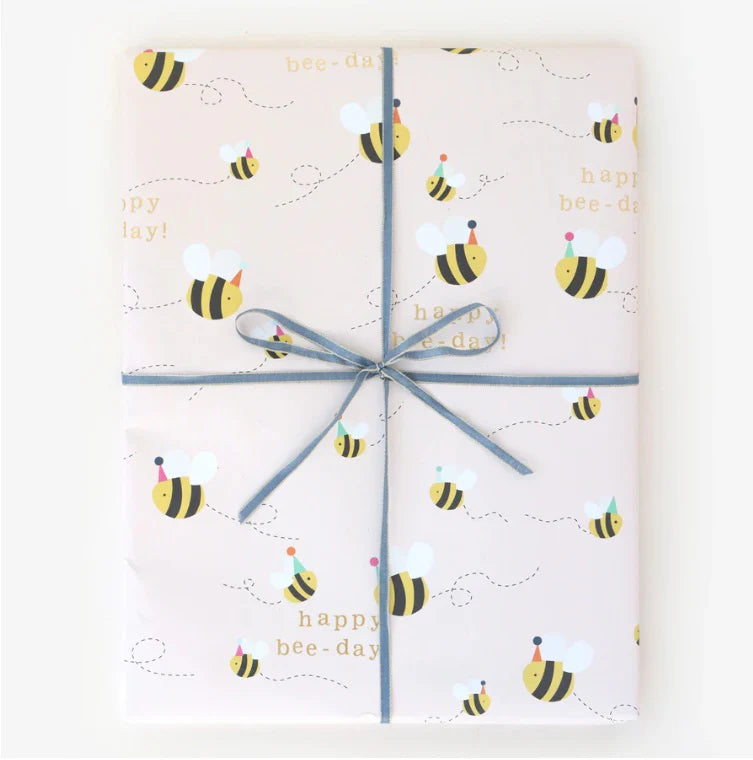 Flat Wrap - Happy Bee-day!