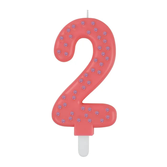 Pink Maxi Cake Candle - 2