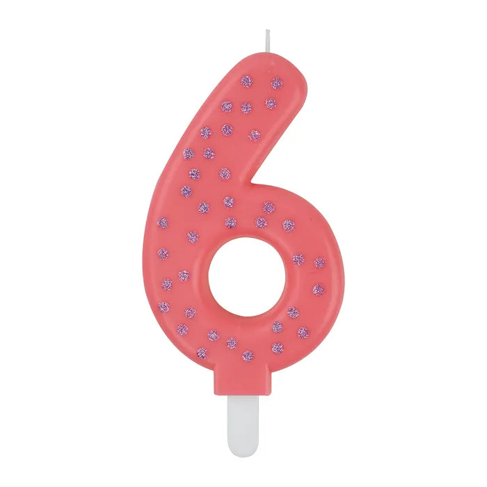 Pink Maxi Cake Candle - 6