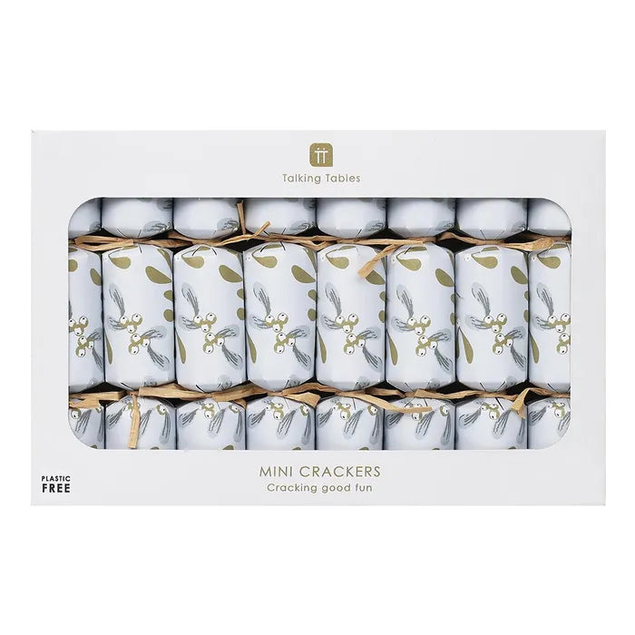 Mini Crackers - Mistletoe - Pack of 8