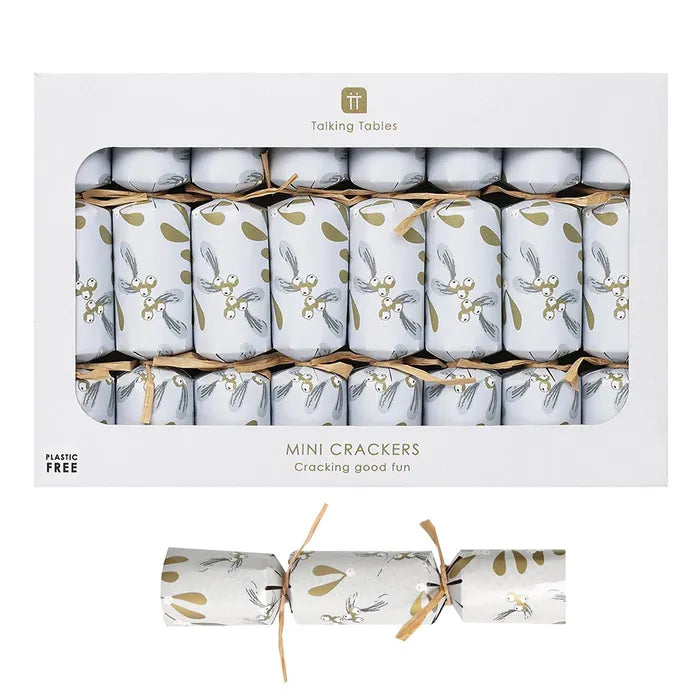 Mini Crackers - Mistletoe - Pack of 8