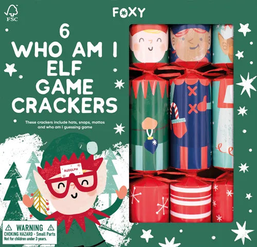 Novelty Crackers - Who Am I Elf - Set of 6