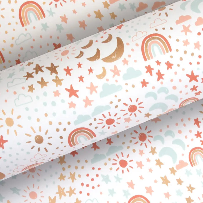 Roll Wrap - Sun Moon & Stars