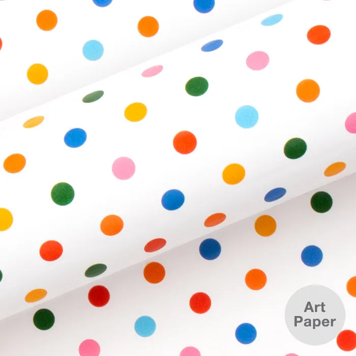 Roll Wrap - Dotty Rainbow (2.5m)