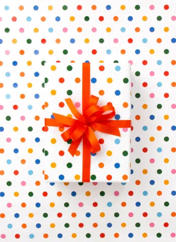 Roll Wrap - Dotty Rainbow (2.5m)