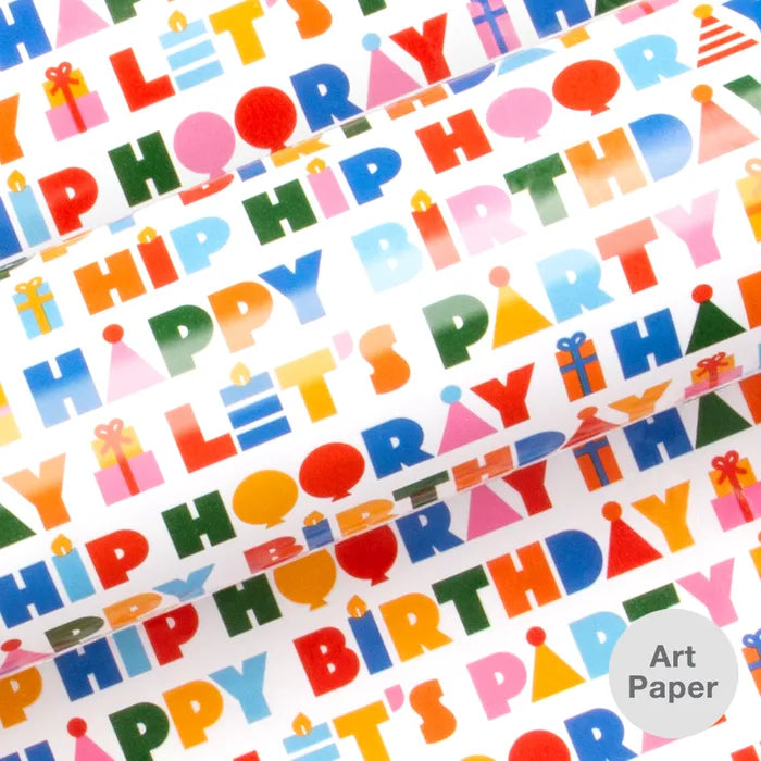 Roll Wrap - Hip Hooray Rainbow (2.5m)