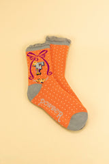 Ladies Initial Socks - F