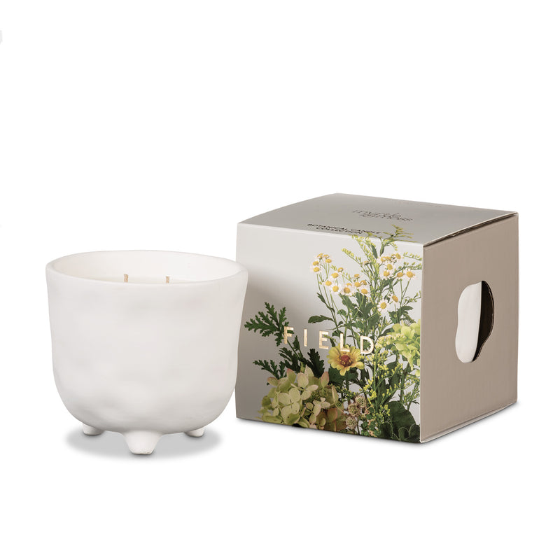 Myrtle & Moss Botanical Candle - Field (Violet Leaf, Basil, Peppermint, Cedarwood & Green Rose)