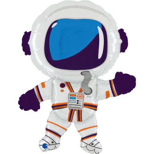 INFLATED 28" Happy Astronaut Shape