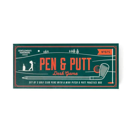 Pen & Putt Desk Game - Golf Club Pens