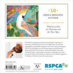 RSPCA Christmas Card Pack - Cockatoo