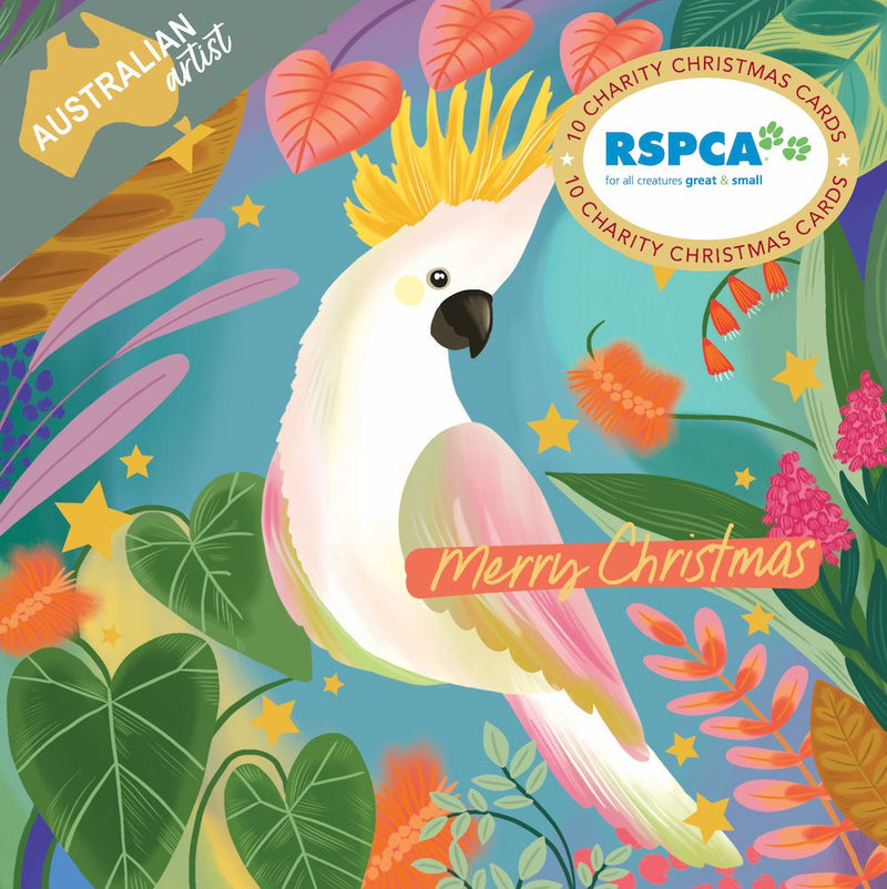 RSPCA Christmas Card Pack - Cockatoo