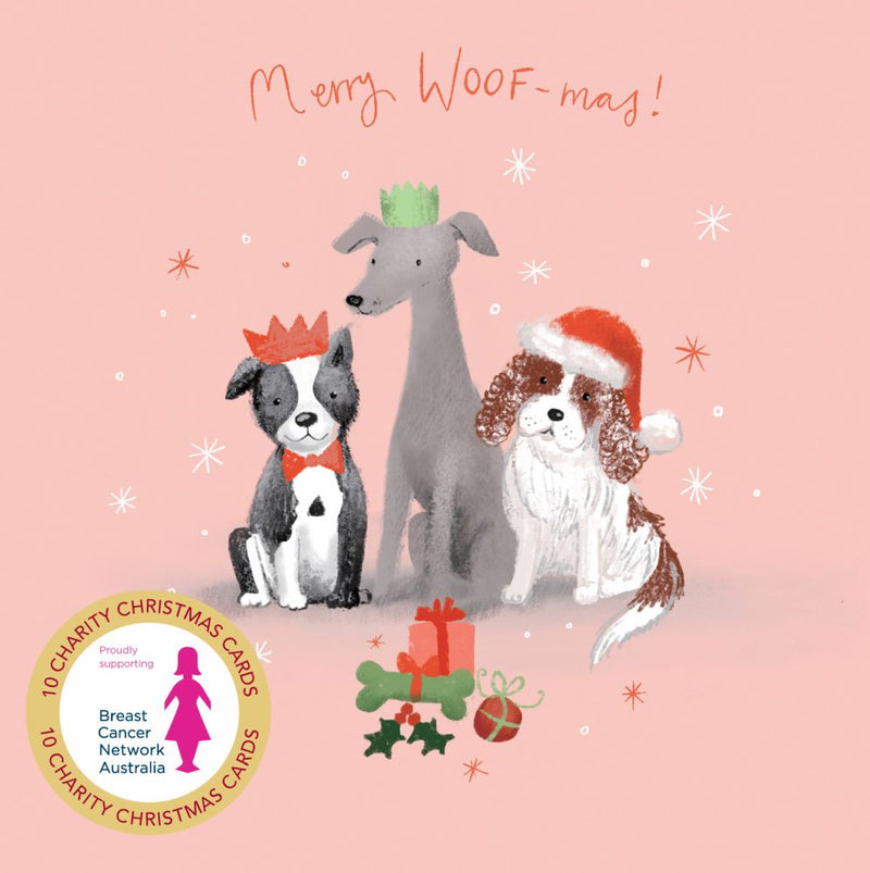 BCNA Christmas Card Pack - Dog Presents