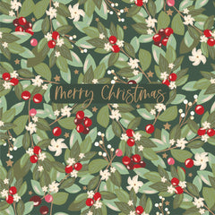 BCNA Christmas Card Pack - Leaves And Berries