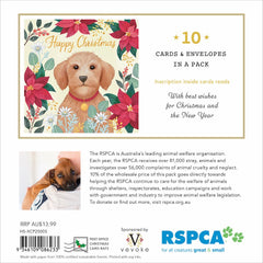 RSPCA Christmas Card Pack - Christmas Dog