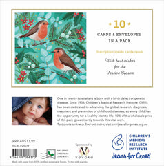 CMRI Christmas Card Pack - Robins