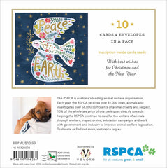 RSPCA Christmas Card Pack - Peace On Earth