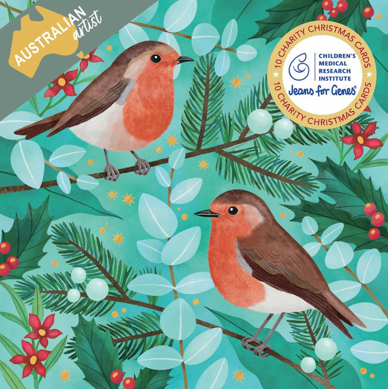 CMRI Christmas Card Pack - Robins