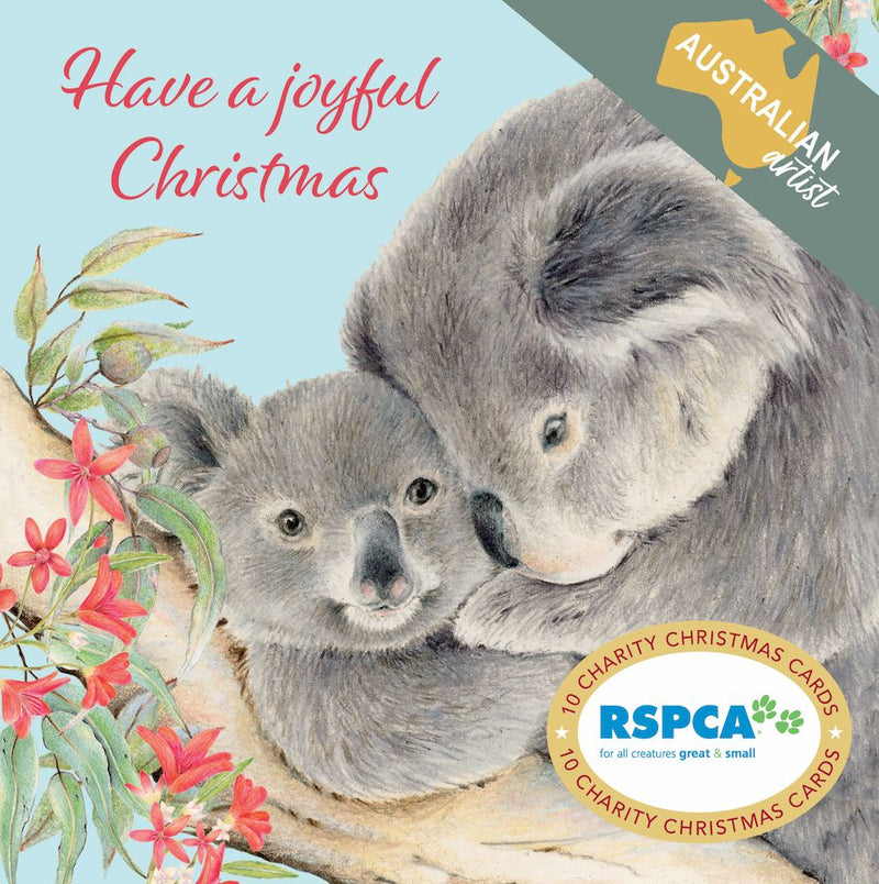 RSPCA Christmas Card Pack - Joyful Koala