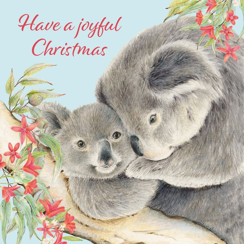 RSPCA Christmas Card Pack - Joyful Koala