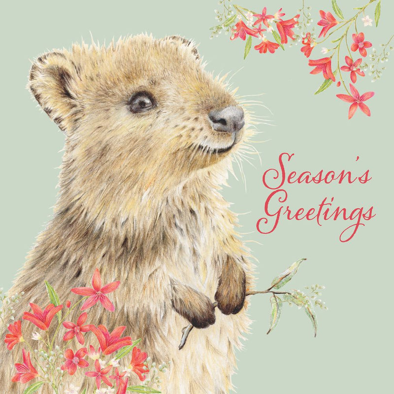 CMRI Christmas Card Pack - Quokka Greetings