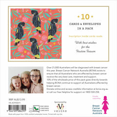 BCNA Christmas Card Pack - Black Cockatoos