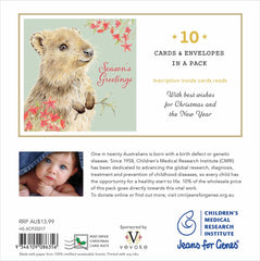 CMRI Christmas Card Pack - Quokka Greetings