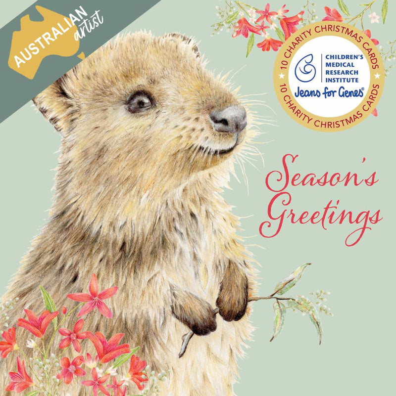 CMRI Christmas Card Pack - Quokka Greetings
