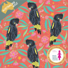 BCNA Christmas Card Pack - Black Cockatoos