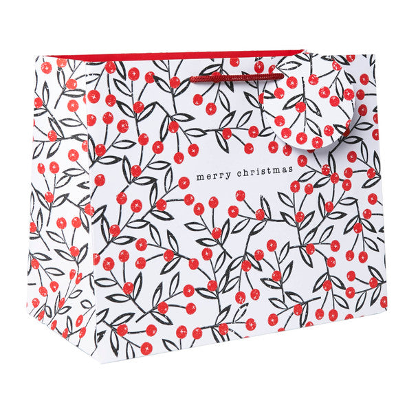 Gift Bag Tote - Woodcut Berries