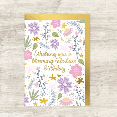 Blooming Fabulous Birthday
