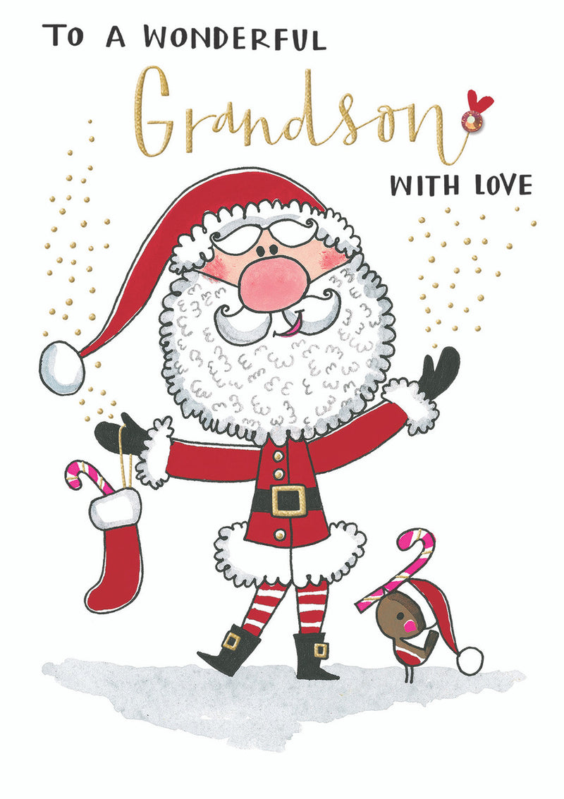 Grandson Santa (153x108mm)