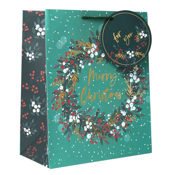 Gift Bag Portrait - Wreath