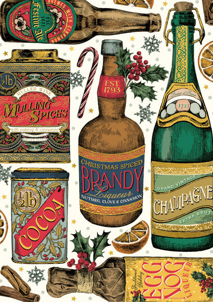 Bottled Goods (Gold Foil, Die-Cut)