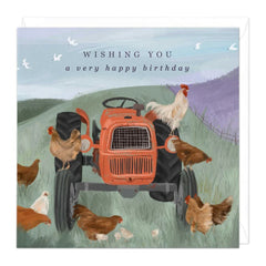 HB - Chickens on a Tractor
