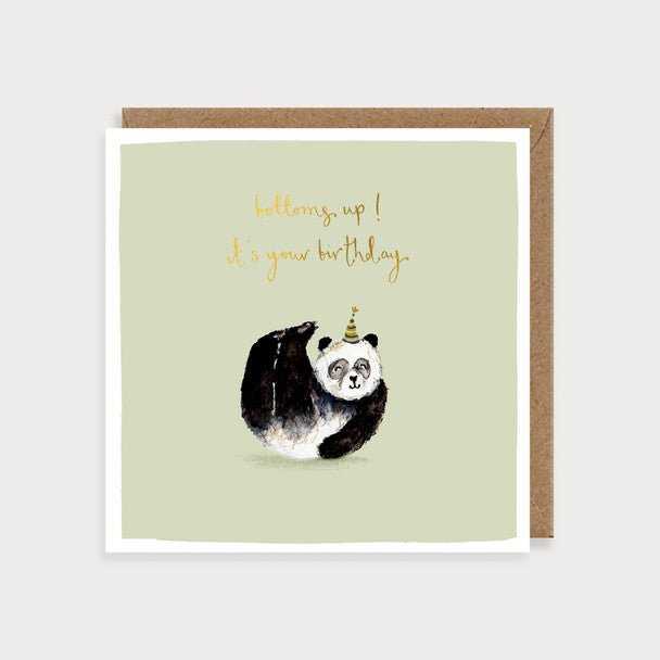 HB - Panda Bottoms Up (Gold Foil)