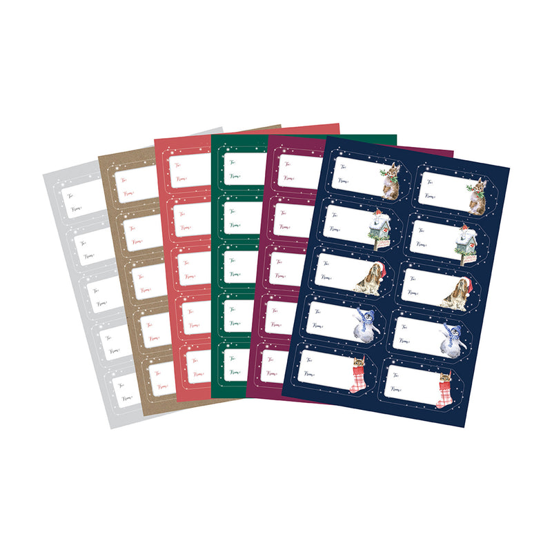 Sticker Set - Christmas Present To/From Stickers