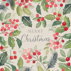 Lunch Napkins - Merry Berries Cream