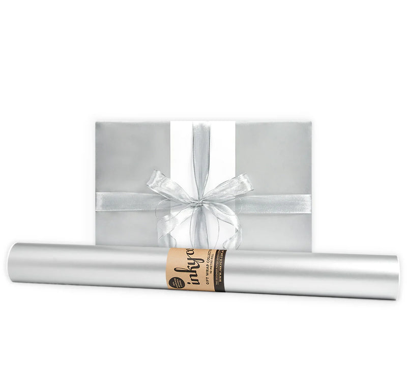 Roll Wrap - Silver Pearl (5m)