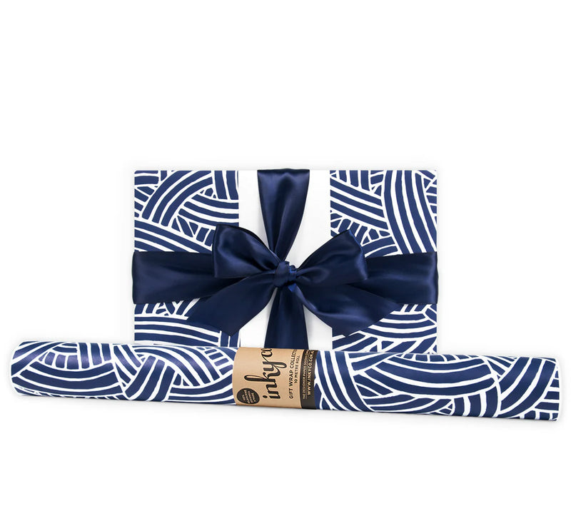 Roll Wrap - Weave Indigo (5m)