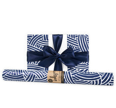 Roll Wrap - Weave Indigo (5m)