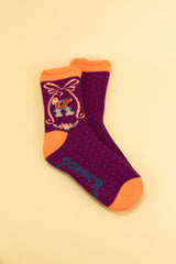 Ladies Initial Socks - K